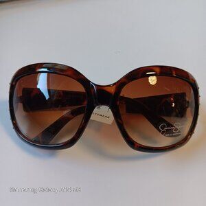 Jessica Simpson Brown Tortoise Shell Sunglasses